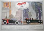 1916 Willys Overland Six Ad ~ Franklin Booth Color Art