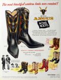 1960 Vintage Acme Boots Ad ~ Most Beautiful Western Boots