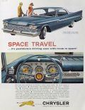 1959 Chrysler Windsor Ad ~ Dashboard, Pushbutton Driving