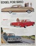 1960 Ford Edsel Ad ~ Ranger & Villager Station Wagon