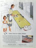 1959 Vintage Kohler SInk Ad ~ The Clearfield
