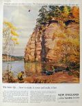 1960 New England Life Insurance Ad ~ Wisconsin Dells