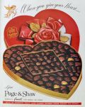 1959 Page & Shaw Valentine's Candy Ad