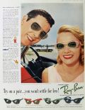 1960 Vintage Ray Ban Sunglasses Ad ~ Try On a Pair