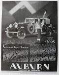 1929 Auburn Phaeton Sedan Ad ~ Model 120