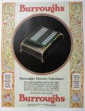 1928 Burroughs Electric Calculator Ad