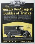 1926 Chevy Panel Truck Ad ~ 3rd Largest Builder