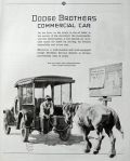 1925 Dodge Commercial Car Ad ~ Horse Auction