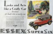 1928 Essex Super Six Sedan Ad ~ Built Like A Costly Car