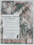 1928 Fuller Brush Ad  ~ Ask The Elephant