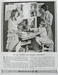 1928 Hoosier Cabinet Photo Ad ~ Teach Your Daughter Orderliness