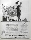 1925 Ipswich Hosiery Ad ~ Halloween Art