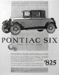 1926 Pontiac Six Ad ~ Chief Of The Sixes