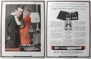 1925 Rogers Bros. Silverplate Ad ~ Ancestral Pattern