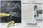 1928 Shaler Tire Vulcanizers Ad ~ Cannonball Baker