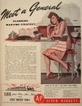 1942 WWII A&P Supermarket Ad ~ Wartime Strategy