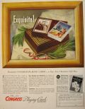 1940 Congress Playing Cards Ad ~ Holiday Gift Box