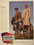 1942 Vintage Forstmann Wool Ad ~ English Setters