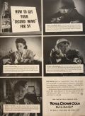 1942 WWII Royal Crown RC Cola Ad ~ Second Wind