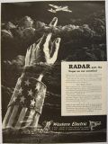 1943 Western Electric Ad ~ Radar