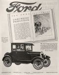 1926 Ford Coupe Ad ~ Unhurried Production