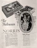 1925 Norris Candy Ad ~ Variety Box For Halloween