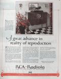1926 RCA Radiola Ad ~ Radiola 30