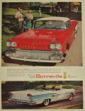1958 Pontiac Bonneville Sport Coupe & Convertible Ad