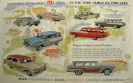 1958 Ford Family of Cars Ad ~ 8 Wagon Models