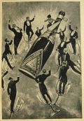 1897 Londonderry Lithia Water Ad ~ Men Toast Inside Drinking Glasses