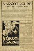 1895 Narcoti-Cure Ad ~ Cures the Tobacco Habit ~ Will Bradley Art
