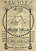1898 Antique Racycle Bicycle Ad ~ Middletown, OH