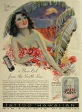 1935 Vintage Tattoo Lipstick Ad ~ Hawaiian Tattoo