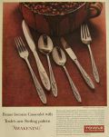 1958 Towle Silverware Ad ~ "Awakening" Pattern