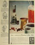 1957 Retro Beehive Waring Coffee Mill Ad