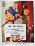1927 Baby Ruth Candy Bar Ad ~ Hint Worth Taking