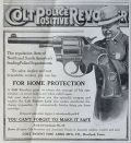 1912 Colt Revolver Ad ~ Police Positive