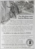 1911 Indian Free Engine Motorcycle Ad