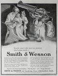 1912 Smith & Wesson .38 Perfected Revolver Ad ~ Teach Your Wife