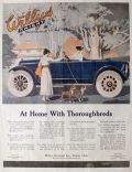 1917 Willys Knight Ad ~ Boston Terriers
