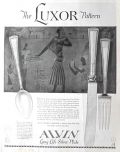 1923 Alvin Silverplate Ad ~ Luxor Pattern