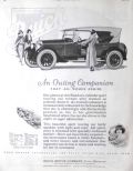 1923 Buick 6 Cylinder Touring Car Ad ~ An Outing Companion