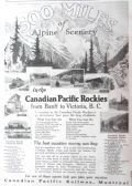 1921 Canadian Pacific Railway Ad ~ British Columbia Views