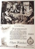 1921 Elgin Watch Ad ~ Corsican Pocket Watch