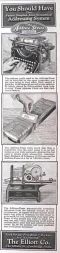 1921 Elliott Adressing System Machine Ad