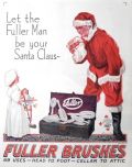 1923 Fuller Brush Ad ~ Santa Claus