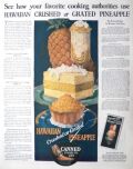 1923 Hawaiian Canned Pineapple Ad ~ 6 Recipes