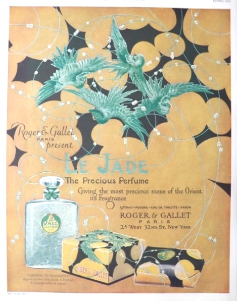1923 Roger & Gallet Le Jade Perfume Ad