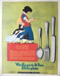 1923 Rogers Silverplate Ad ~ La France ~ Ducks