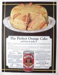1923 Royal Baking Powder Ad ~ Orange Cake